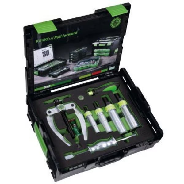 Kukko Int, Extractor Set Wth Counterstay & Slide Hammer, 1 1/8in28mm To 2-3/4in70mm, Kukko Quality Tools, Mfr#: K-22-B